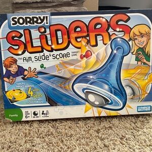 Sorry! Sliders Target Game — Blue Family Slide & Score Game